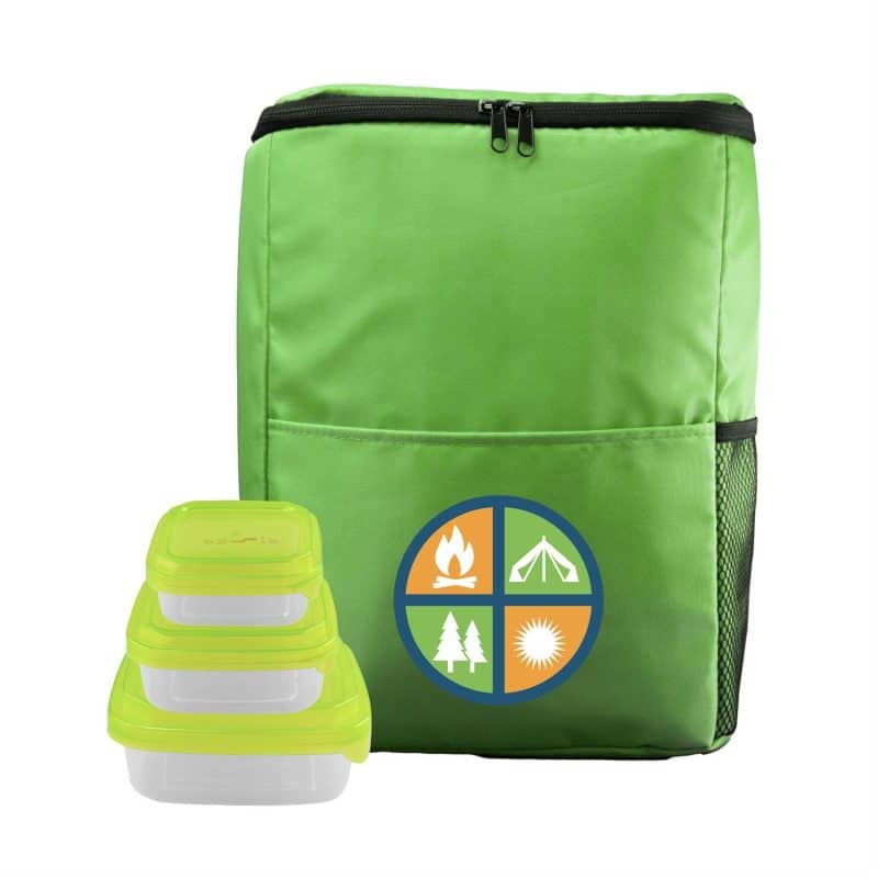 Custom Sporty RPET Portion Control Set with Company Logo - Personalized Bulk Corporate Gift - 8