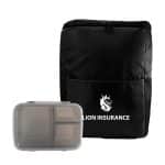 Custom Sporty Recycled Lunch To Go Set with Company Logo - Personalized Bulk Corporate Gift - 2