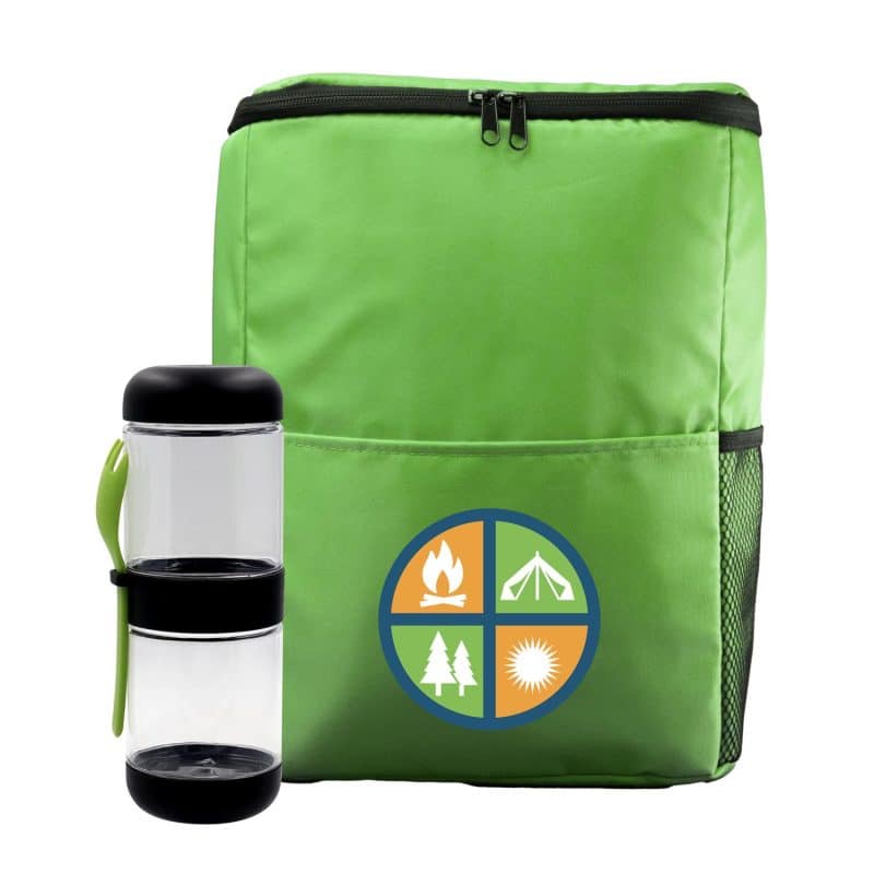 Custom Sporty Recycled Stacker Set with Company Logo - Personalized Bulk Corporate Gift - 6