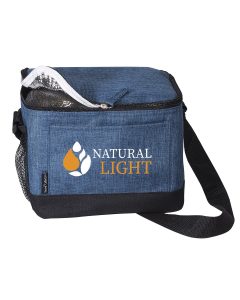 Custom Strand Snow Canvas Lunch Cooler Bag with Company Logo - Personalized Bulk Corporate Gift