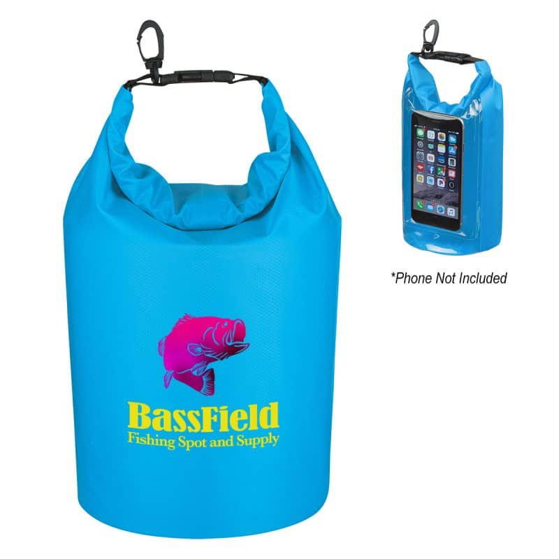 Custom Waterproof Dry Bag With Window with Company Logo - Personalized Bulk Corporate Gift - 5
