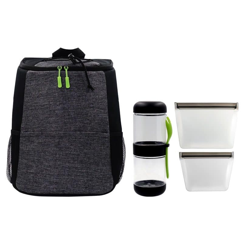 Custom X Line Lunch and Snack Set with Company Logo - Personalized Bulk Corporate Gift - 4