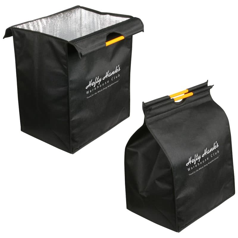 Custom XL Insulated RPET Shopping Bag with Company Logo - Personalized Bulk Corporate Gift - 2