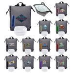 Custom Handy Oval Line Picnic Set with Company Logo - Personalized Bulk Corporate Gift