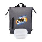 Custom Handy Oval Line Picnic Set with Company Logo - Personalized Bulk Corporate Gift - 2