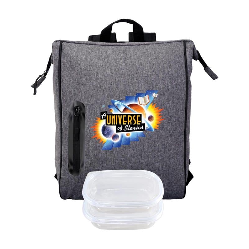 Custom Handy Oval Line Picnic Set with Company Logo - Personalized Bulk Corporate Gift - 2