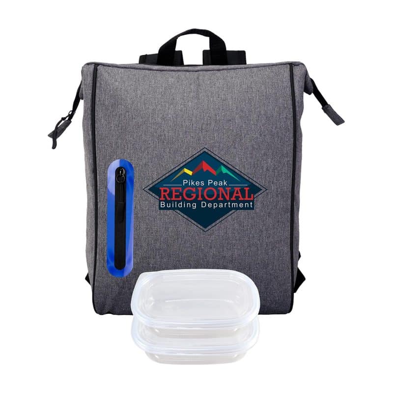 Custom Handy Oval Line Picnic Set with Company Logo - Personalized Bulk Corporate Gift - 4