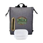 Custom Handy Oval Line Picnic Set with Company Logo - Personalized Bulk Corporate Gift - 6