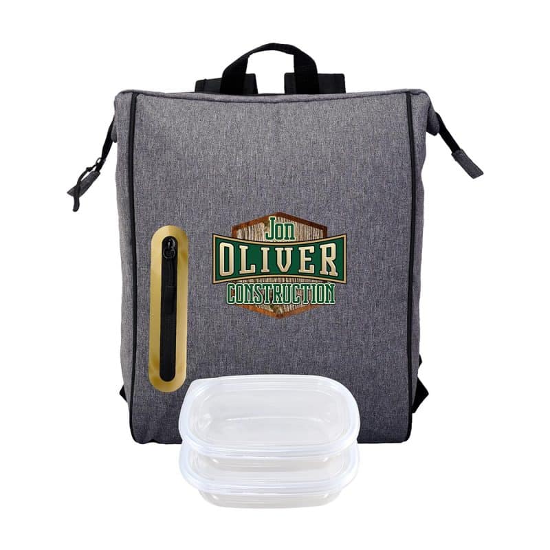 Custom Handy Oval Line Picnic Set with Company Logo - Personalized Bulk Corporate Gift - 6