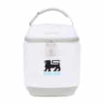Custom Igloo® Day Chiller Box 8 Can Soft Cooler - Cloud White with Company Logo - Personalized Bulk Corporate Gift