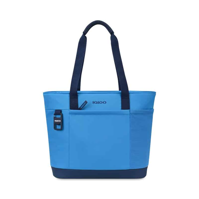 Custom Igloo® Day Chiller Tote 20 Can Soft Cooler - Brilliant Blue with Company Logo - Personalized Bulk Corporate Gift - 1