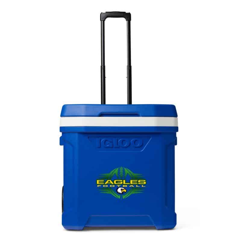 Custom Igloo® Profile II 60 Qt. Roller Cooler with Company Logo - Personalized Bulk Corporate Gift
