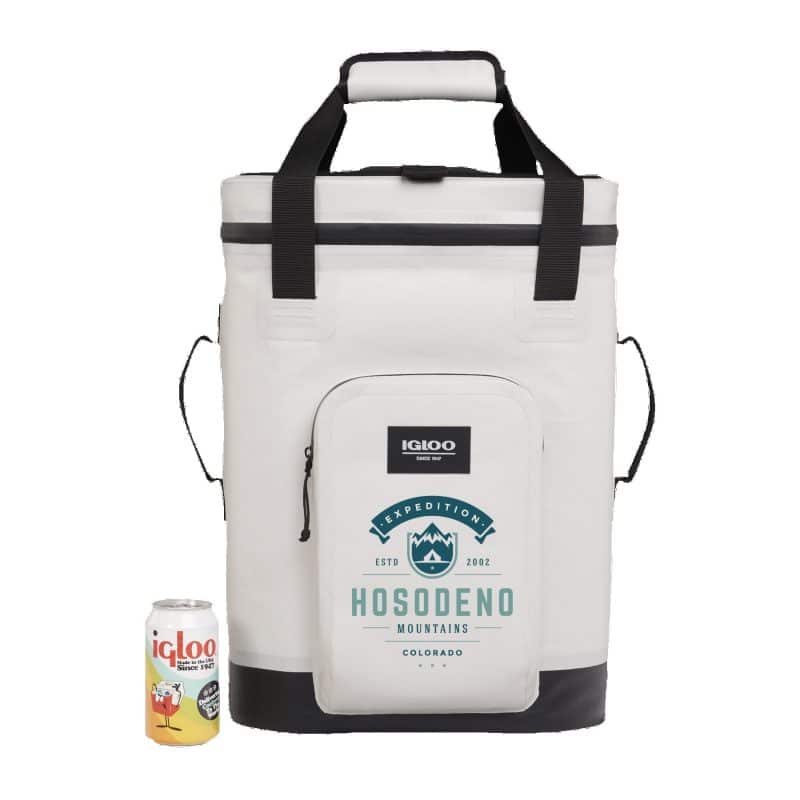 Custom Igloo® Trailmate 24-Can Backpack Cooler with Company Logo - Personalized Bulk Corporate Gift