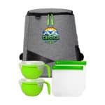 Custom Recycled Noodle & Sandwich Cooler Set with Company Logo - Personalized Bulk Corporate Gift - 2
