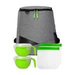 Custom Recycled Noodle & Sandwich Cooler Set with Company Logo - Personalized Bulk Corporate Gift - 3
