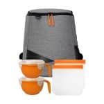 Custom Recycled Noodle & Sandwich Cooler Set with Company Logo - Personalized Bulk Corporate Gift - 5