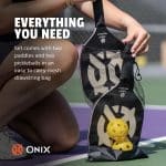 Custom Onix Recruit Beginner Pickleball Set with Company Logo - Personalized Bulk Corporate Gift - 9