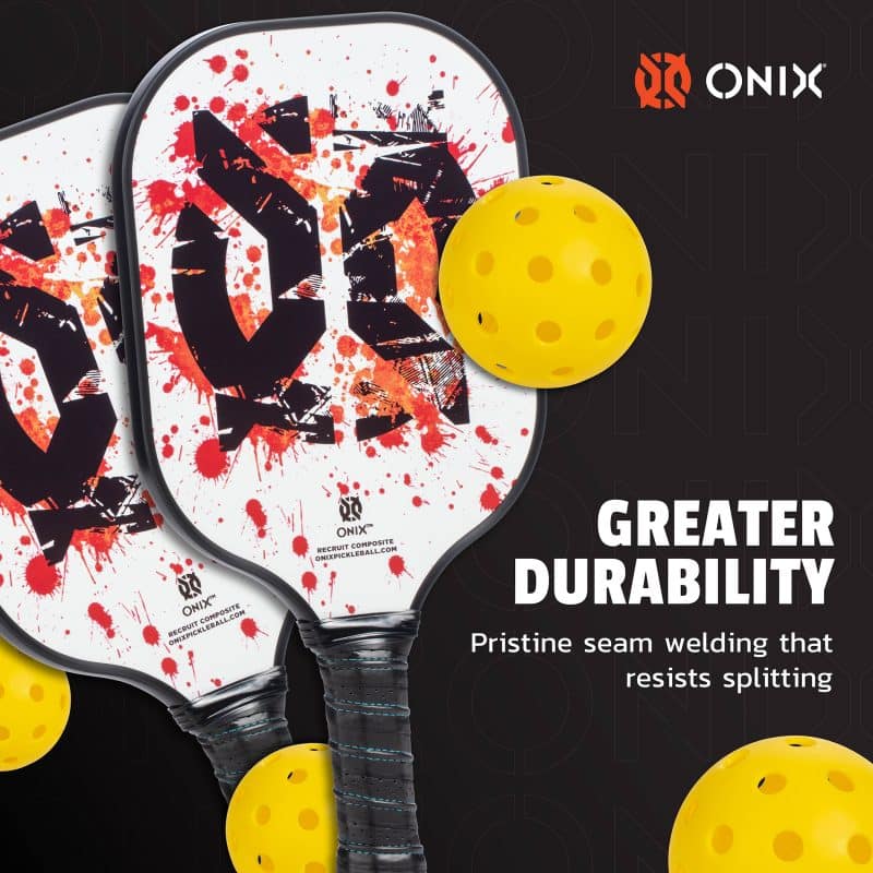 Custom Onix Recruit Composite Pickleball Set with Company Logo - Personalized Bulk Corporate Gift - 7