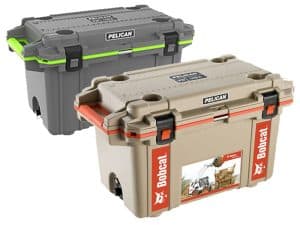 Custom Pelican 70QT Cooler COLOR with Company Logo - Personalized Bulk Corporate Gift