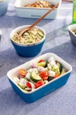 Custom RIGWA® Travel Bento Box 8x5 - Blue with Company Logo - Personalized Bulk Corporate Gift - 7