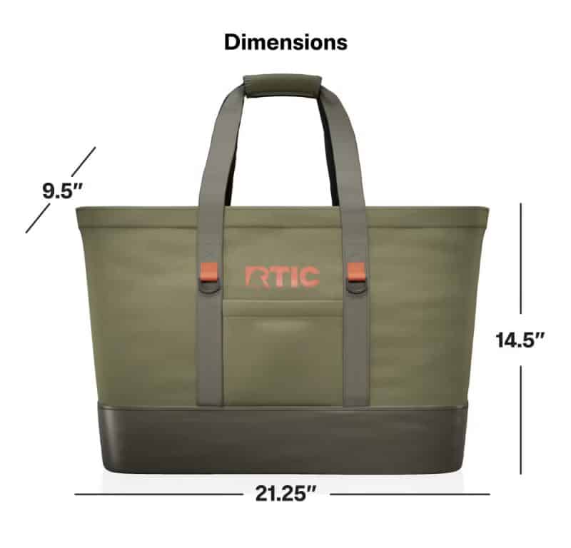 Custom RTIC® Everyday Insulated Tote Bag with Company Logo - Personalized Bulk Corporate Gift - 5