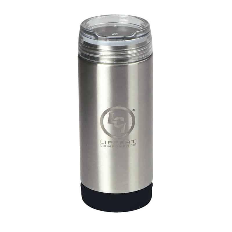 Custom 2" 1 Stainless Steel Vacuum Cooler/Tumbler with Company Logo - Personalized Bulk Corporate Gift