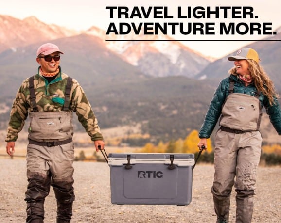 Custom RTIC® 52 QT Ultra-Light Cooler with Company Logo - Personalized Bulk Corporate Gift - 2