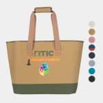 Custom 40L RTIC® Waterproof Ultra Tough Tote Bag w/ Gusset 23.5" x 15" with Company Logo - Personalized Bulk Corporate Gift