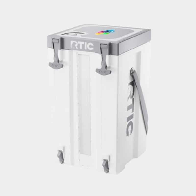 Custom 6 Gallon RTIC® Insulated Half Time Cooler Ice Chest with Company Logo - Personalized Bulk Corporate Gift