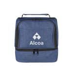 Custom CarryCool Double Deck Lunch Bag with Company Logo - Personalized Bulk Corporate Gift - 3