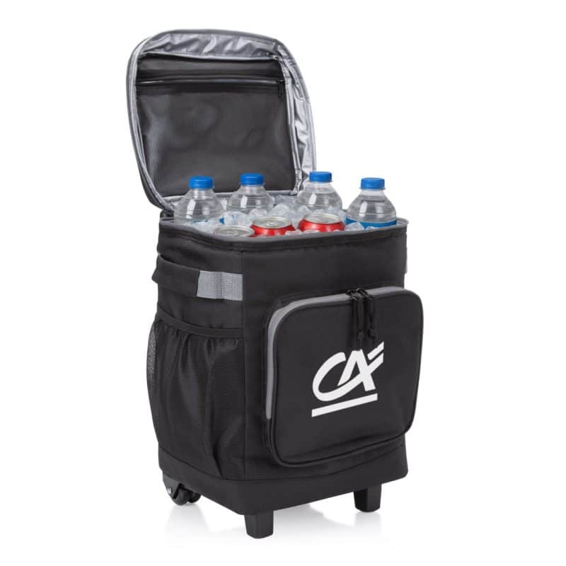 Custom Rutan Trolley Cooler Bag with Company Logo - Personalized Bulk Corporate Gift - 6