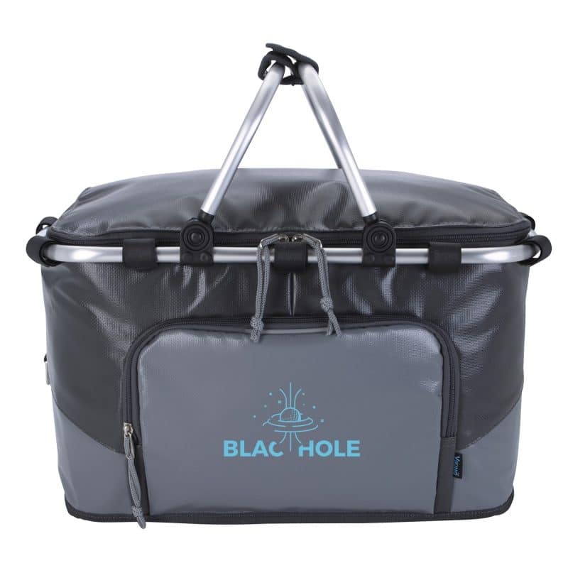 Custom The Viking Collection® Tarpaulin Picnic Tote with Company Logo - Personalized Bulk Corporate Gift