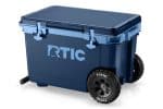 Custom Rtic 52 QT Ultra-Light Wheeled Cooler with Company Logo - Personalized Bulk Corporate Gift