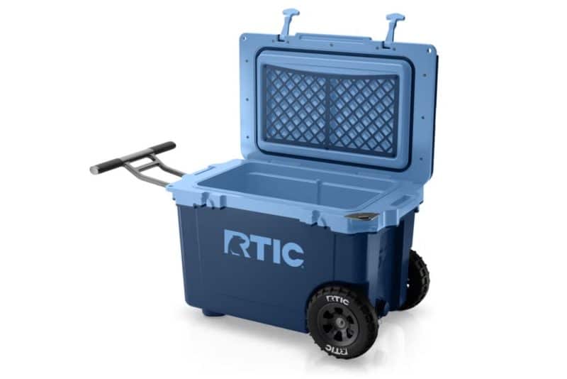 Custom Rtic 52 QT Ultra-Light Wheeled Cooler with Company Logo - Personalized Bulk Corporate Gift - 2