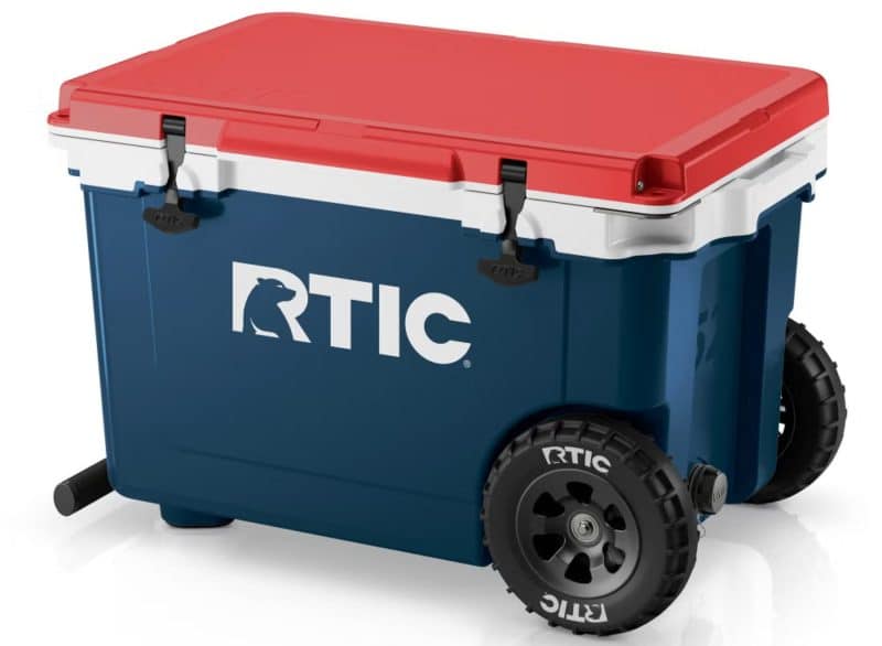 Custom Rtic 52 QT Ultra-Light Wheeled Cooler with Company Logo - Personalized Bulk Corporate Gift - 7