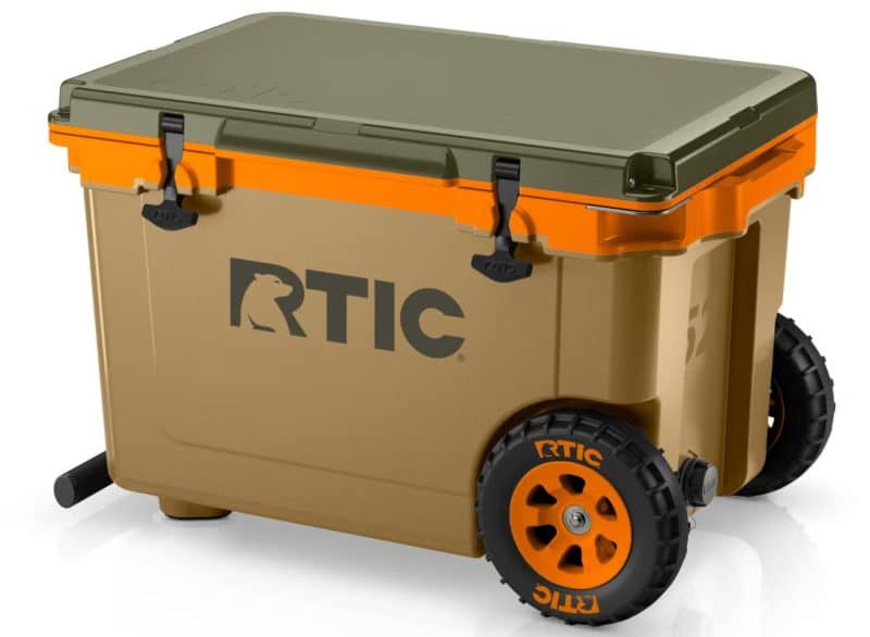 Custom Rtic 52 QT Ultra-Light Wheeled Cooler with Company Logo - Personalized Bulk Corporate Gift - 8