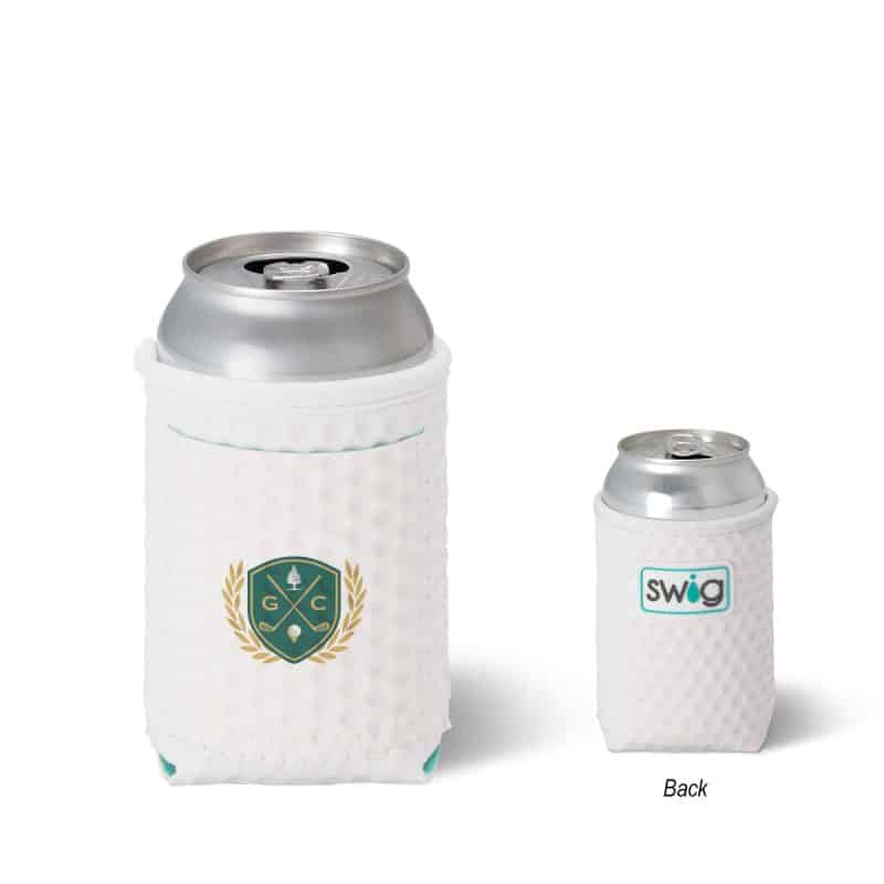 Custom 12 Oz. Swig Life™ Golf Ball Can Coolie with Company Logo - Personalized Bulk Corporate Gift