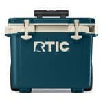 Custom 22 QT RTIC® Insulated Ultra-Light Wheeled Hard Cooler Ice Chest with Company Logo - Personalized Bulk Corporate Gift - 1
