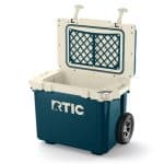 Custom 22 QT RTIC® Insulated Ultra-Light Wheeled Hard Cooler Ice Chest with Company Logo - Personalized Bulk Corporate Gift - 3