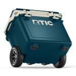 Custom 22 QT RTIC® Insulated Ultra-Light Wheeled Hard Cooler Ice Chest with Company Logo - Personalized Bulk Corporate Gift - 7