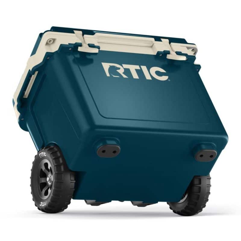 Custom 22 QT RTIC® Insulated Ultra-Light Wheeled Hard Cooler Ice Chest with Company Logo - Personalized Bulk Corporate Gift - 7