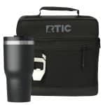 Custom 30 oz RTIC® Essential Tumbler & 8-Can Soft Pack Cooler Gift Set with Company Logo - Personalized Bulk Corporate Gift - 6