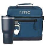 Custom 30 oz RTIC® Essential Tumbler & 8-Can Soft Pack Cooler Gift Set with Company Logo - Personalized Bulk Corporate Gift - 7