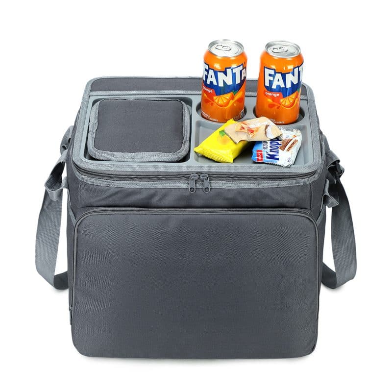 Custom Bivouac 35-Can Collapsible Cooler With Easy-Access Hardshell Top with Company Logo - Personalized Bulk Corporate Gift