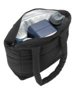 Custom Eco Friendly Quilted Lunch Cooler Tote Bag with Company Logo - Personalized Bulk Corporate Gift - 1