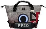 Custom FRIO 12 Can Soft Side Cooler with Bluetooth Speaker with Company Logo - Personalized Bulk Corporate Gift