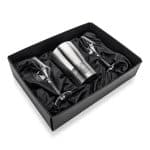 Custom Genoa Wine Cooler & Lethbridge Wine Set with Company Logo - Personalized Bulk Corporate Gift - 1