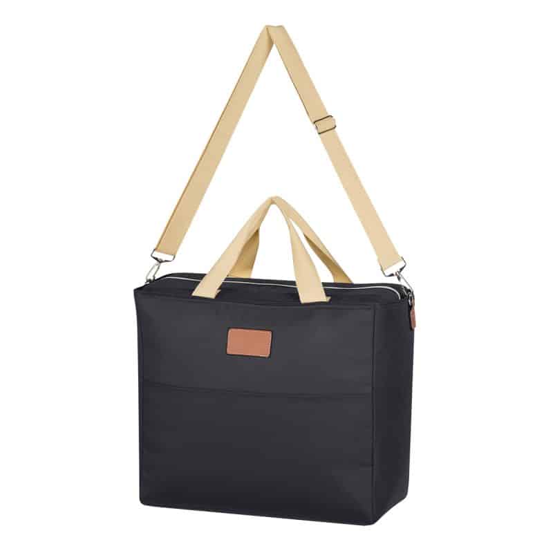 Custom Hefty Cooler Tote Bag with Company Logo - Personalized Bulk Corporate Gift - 1
