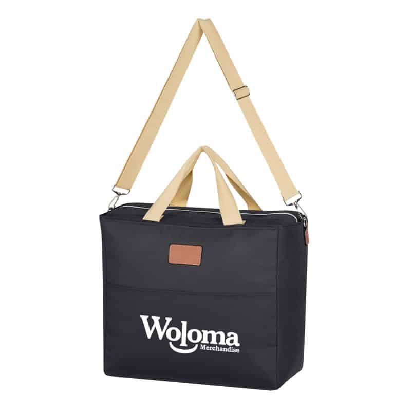 Custom Hefty Cooler Tote Bag with Company Logo - Personalized Bulk Corporate Gift - 2