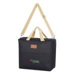 Custom Hefty Cooler Tote Bag with Company Logo - Personalized Bulk Corporate Gift - 4